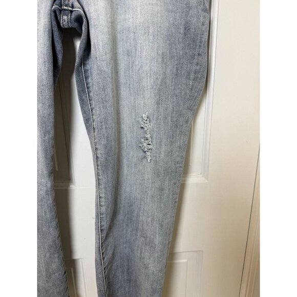 Kut From The Kloth Jeans Bardot Crop Skinny Boyfriend Distressed Women’s Sz 12 - Picture 3 of 12